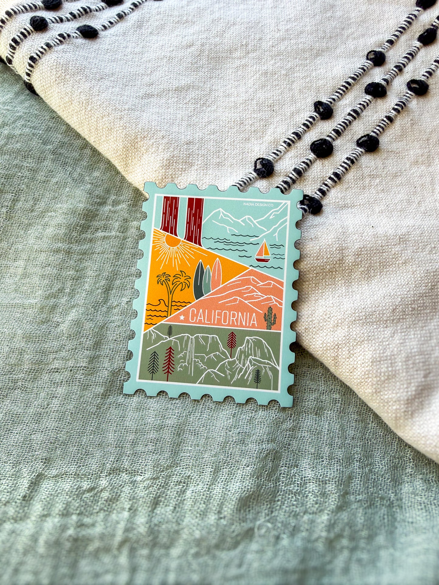 California Stamp Magnet