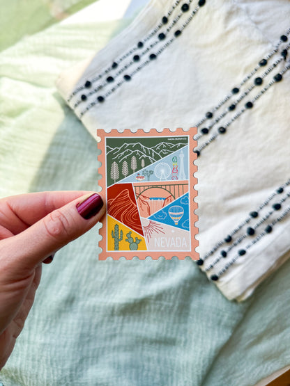 Nevada Stamp Magnet