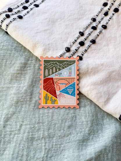 Nevada Stamp Magnet