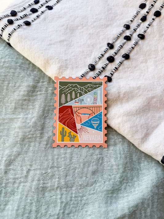 Nevada Stamp Magnet