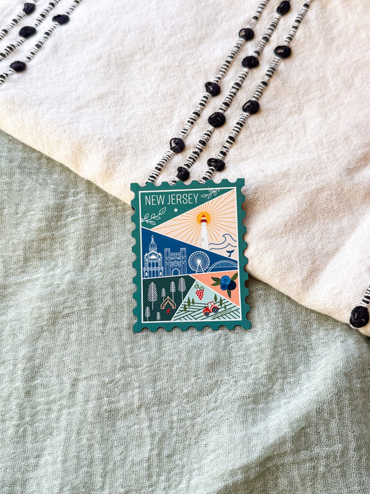 New Jersey Stamp Magnet