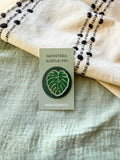 Monstera Leaf Acrylic Pin