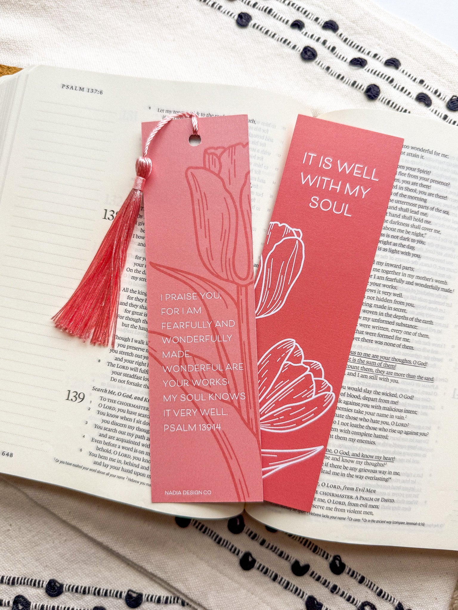 It is Well with my Soul Verse Bookmarks