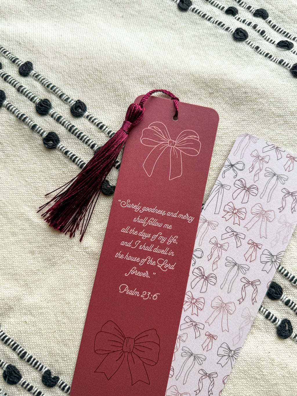 Psalm 23:6 Bow Bookmark