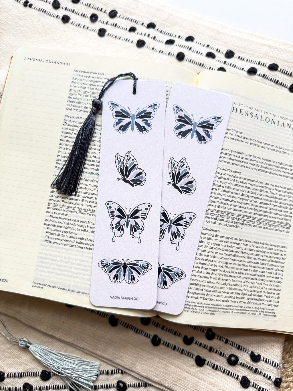 Blue Butterfly Bookmark