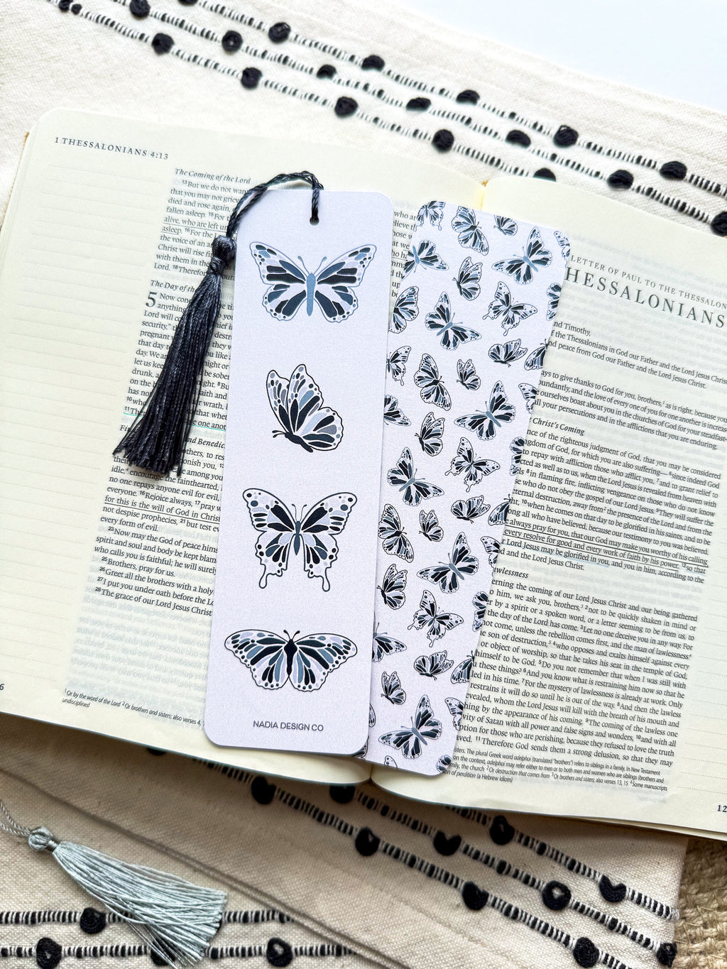 Blue Butterfly Bookmark