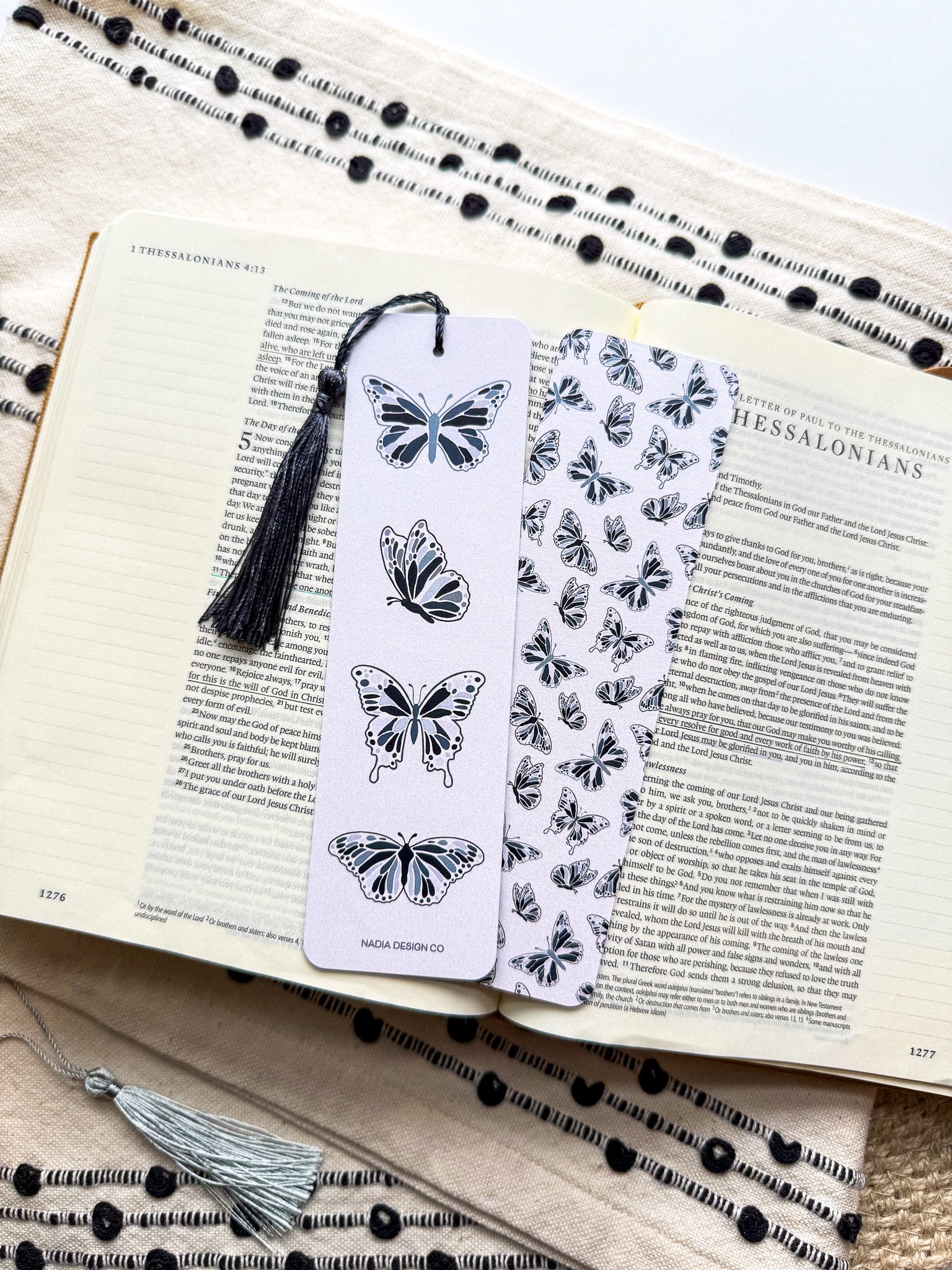 Blue Butterfly Bookmark
