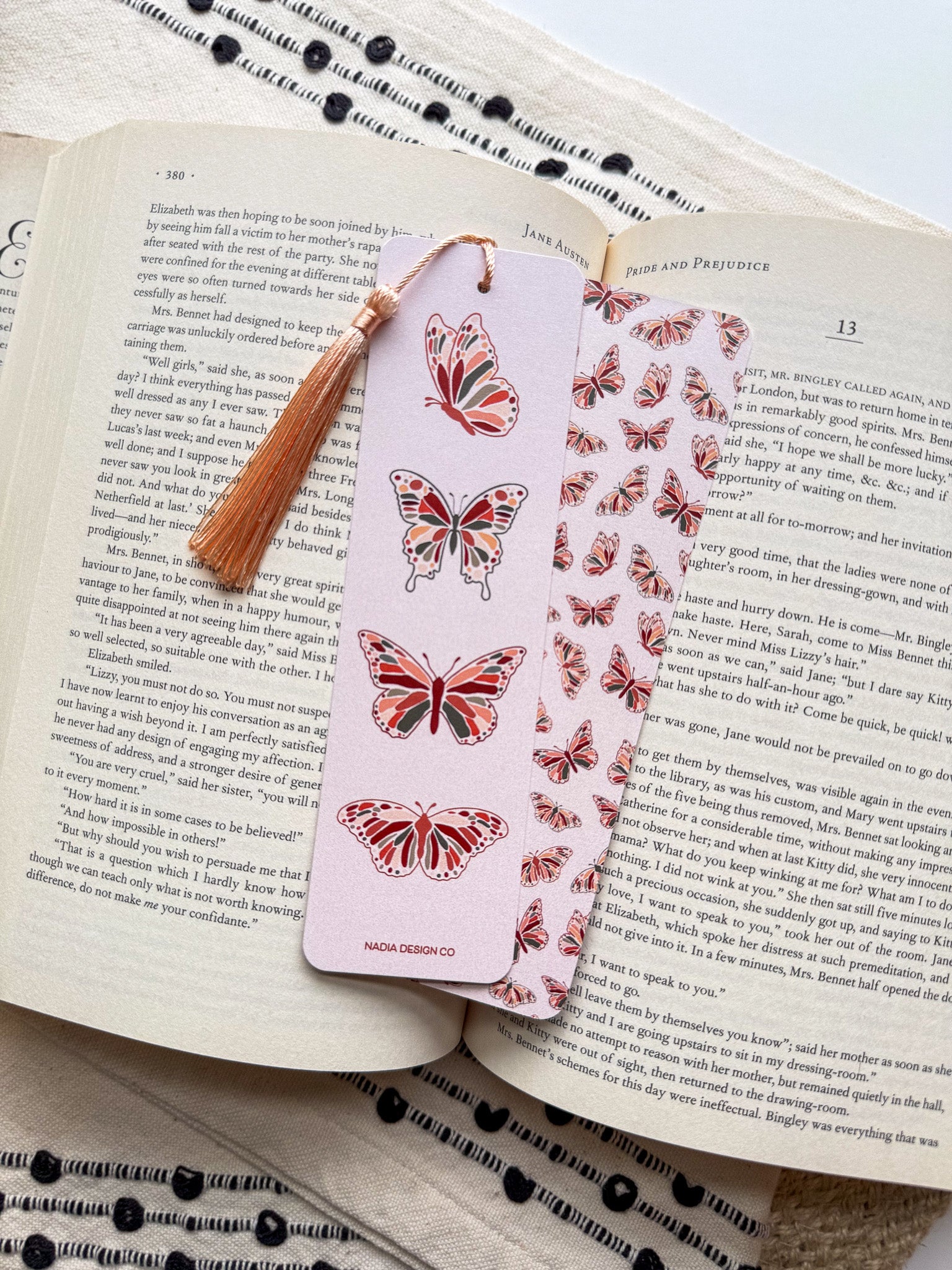 Butterfly Bookmark (Warm Tones)