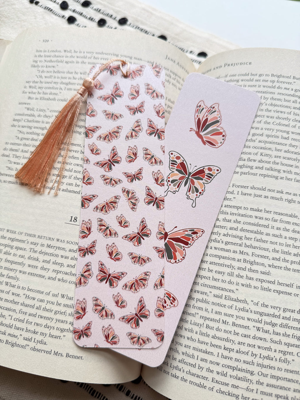 Butterfly Bookmark (Warm Tones)