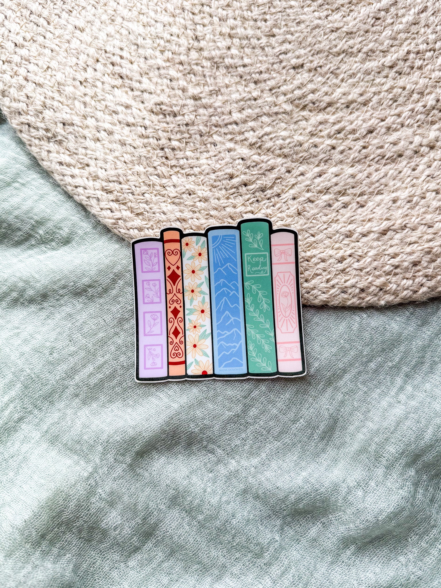 Keep Reading Books Sticker