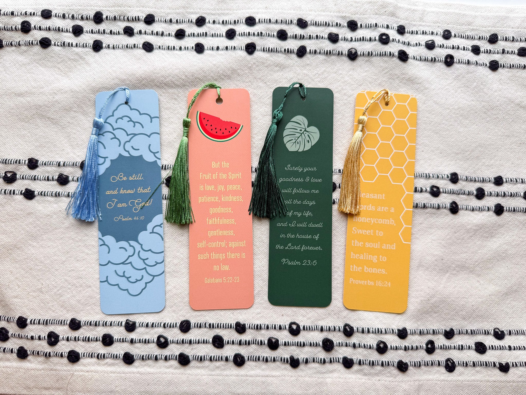 Bible Verse 4 Pack Bookmarks