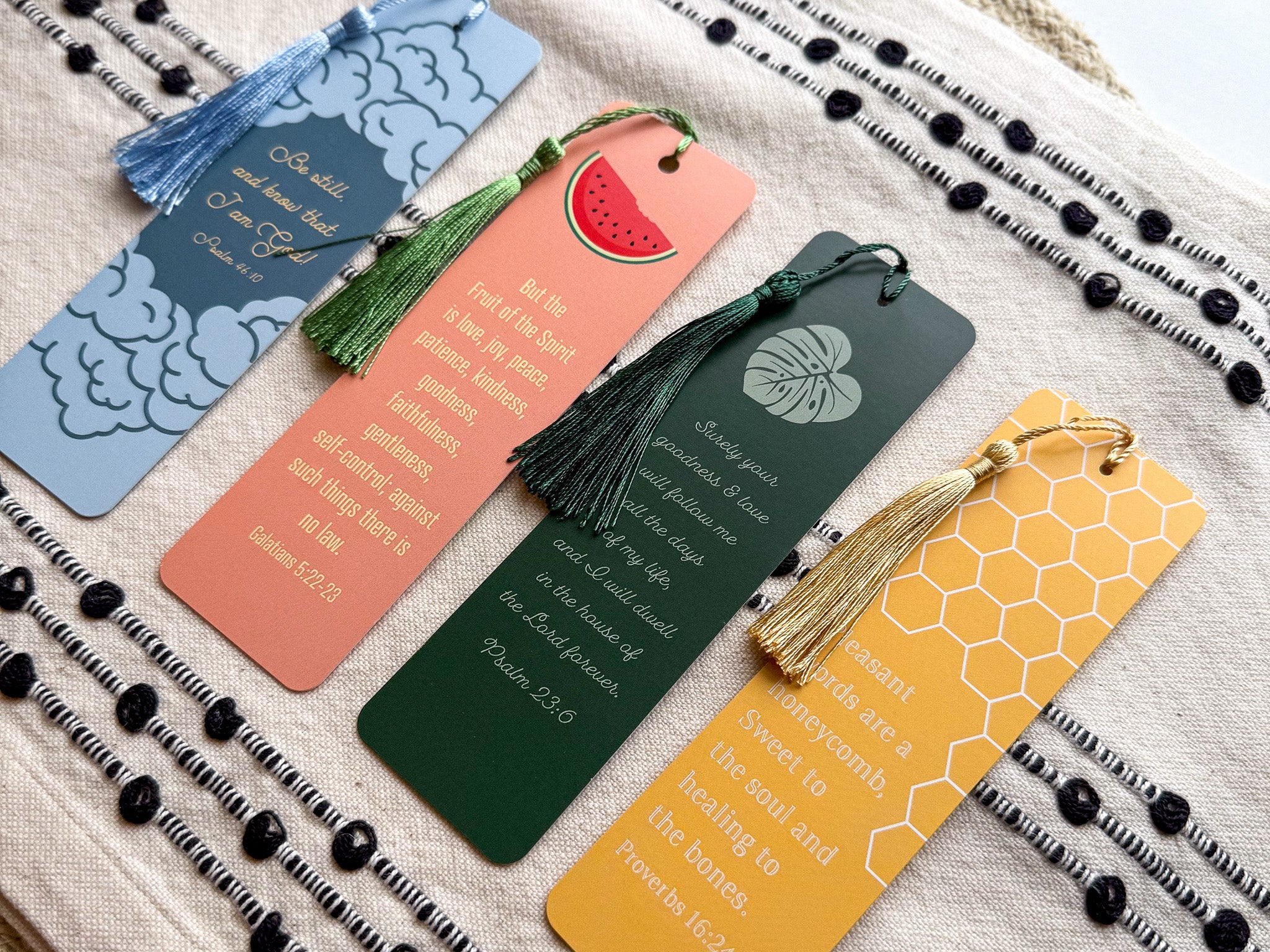Bible Verse 4 Pack Bookmarks