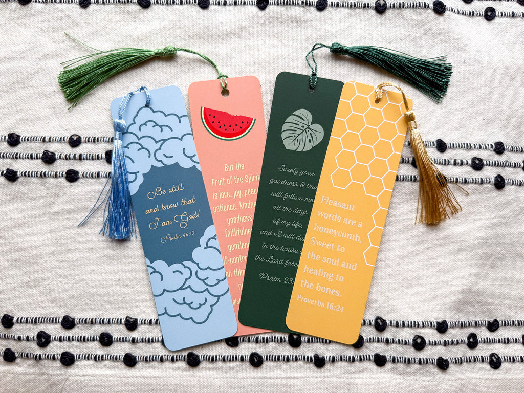 Bible Verse 4 Pack Bookmarks