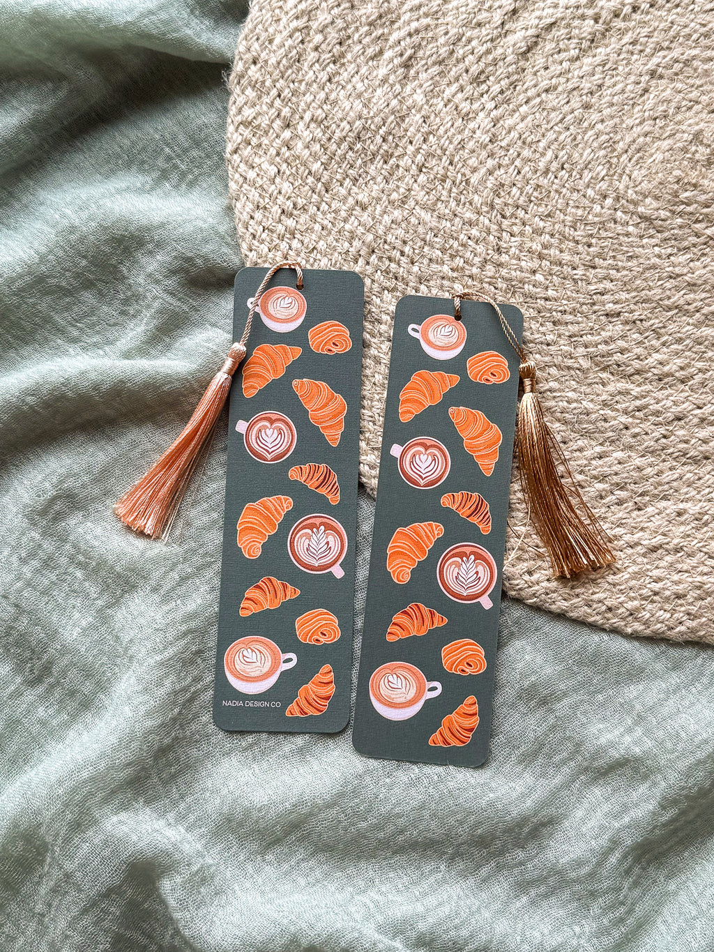 Lattes & Croissants Bookmark