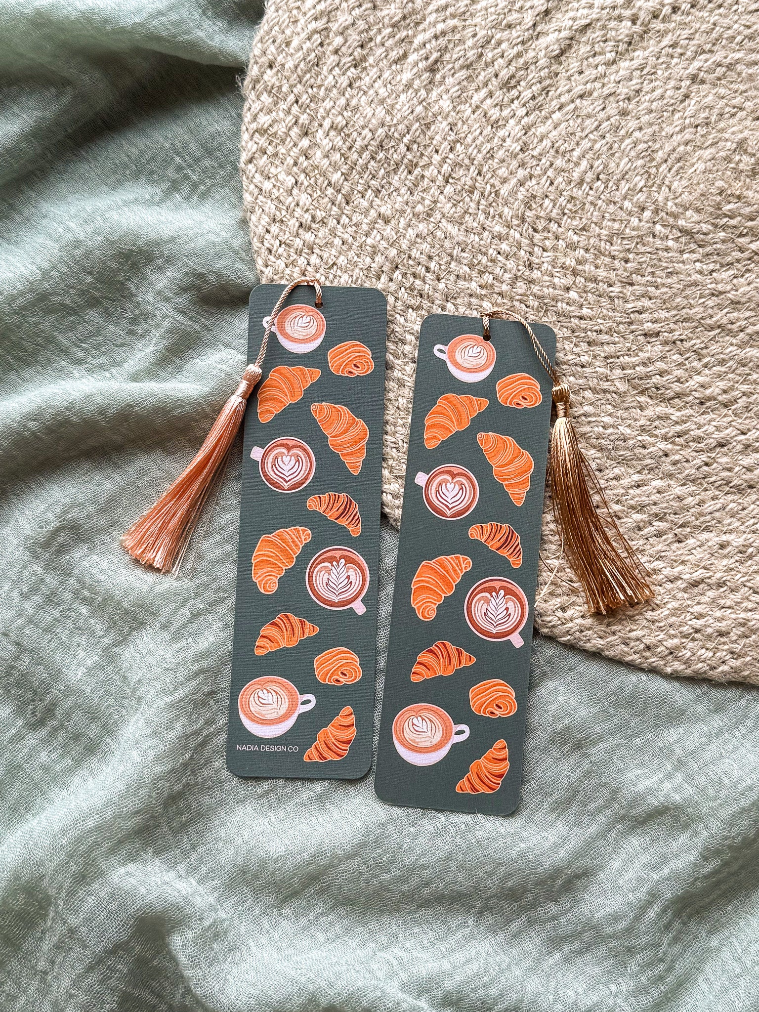 Lattes & Croissants Bookmark