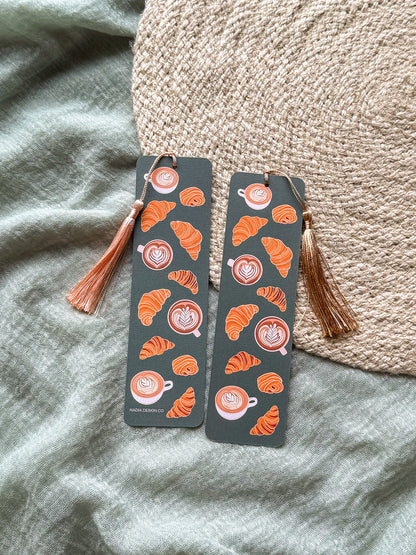 Lattes & Croissants Bookmark