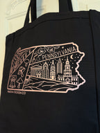 Pennsylvania Black Tote