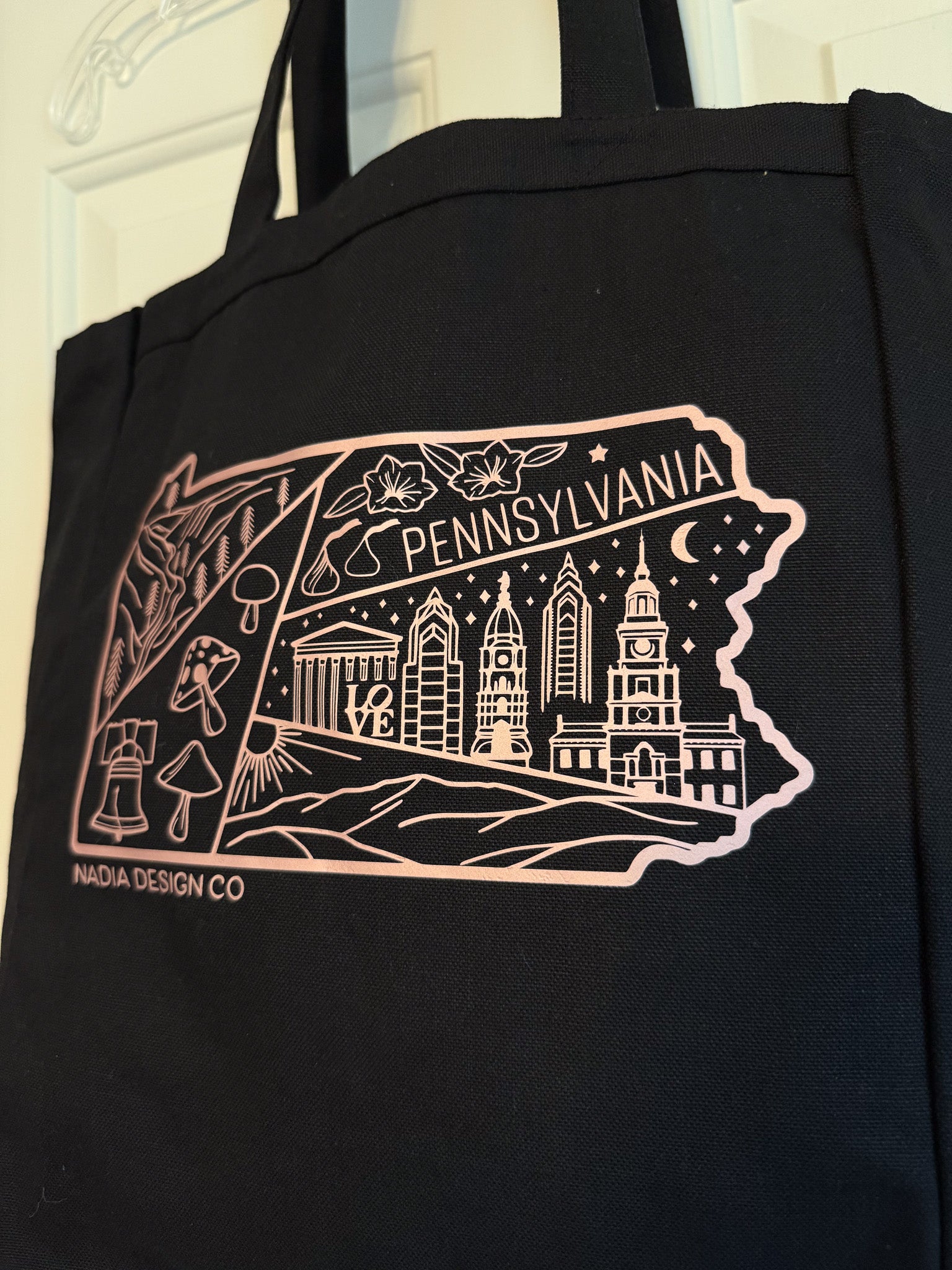 Pennsylvania Black Tote