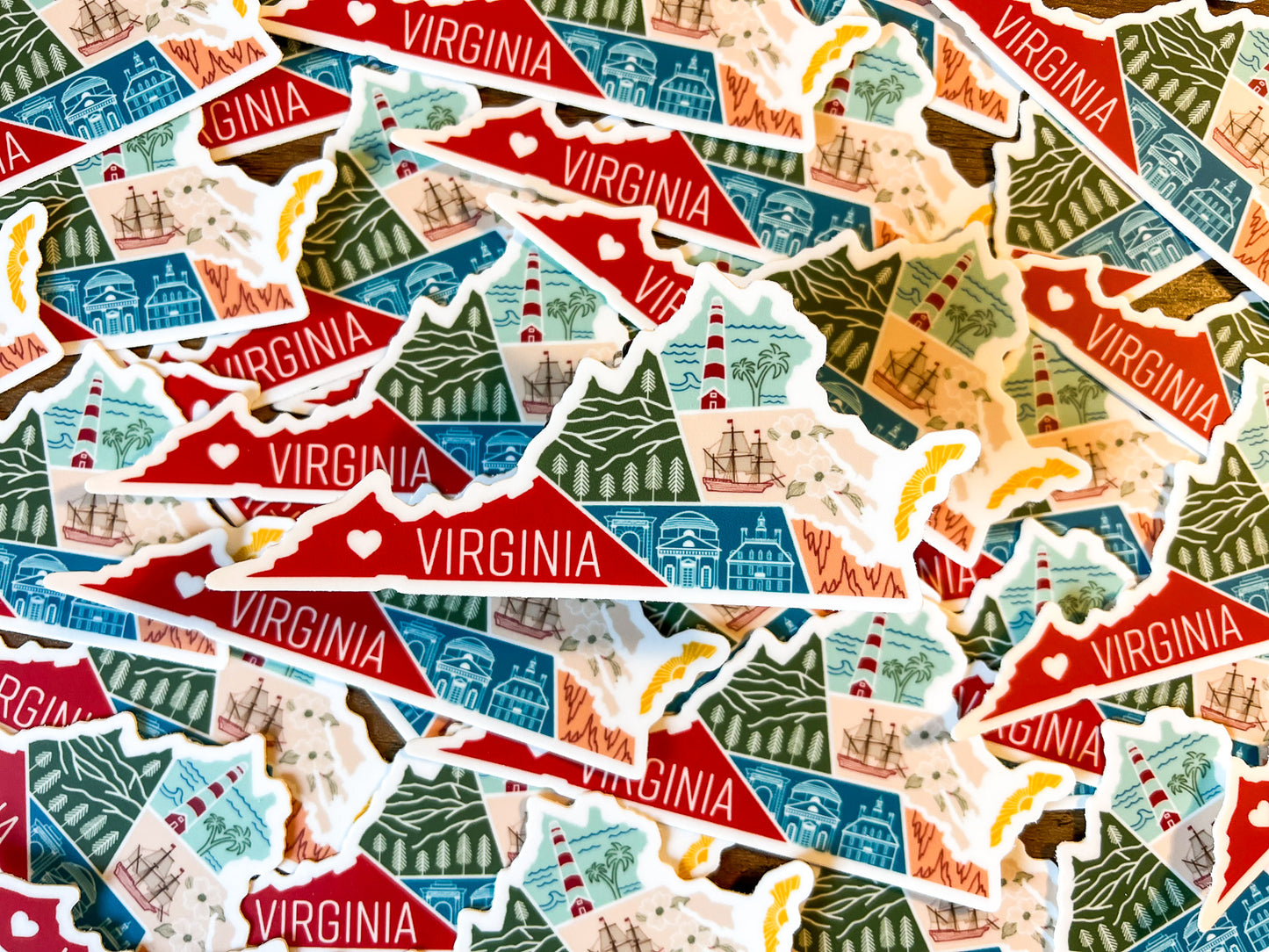 Virginia State Sticker