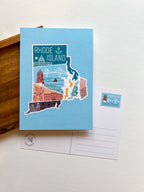 Rhode Island State Postcard