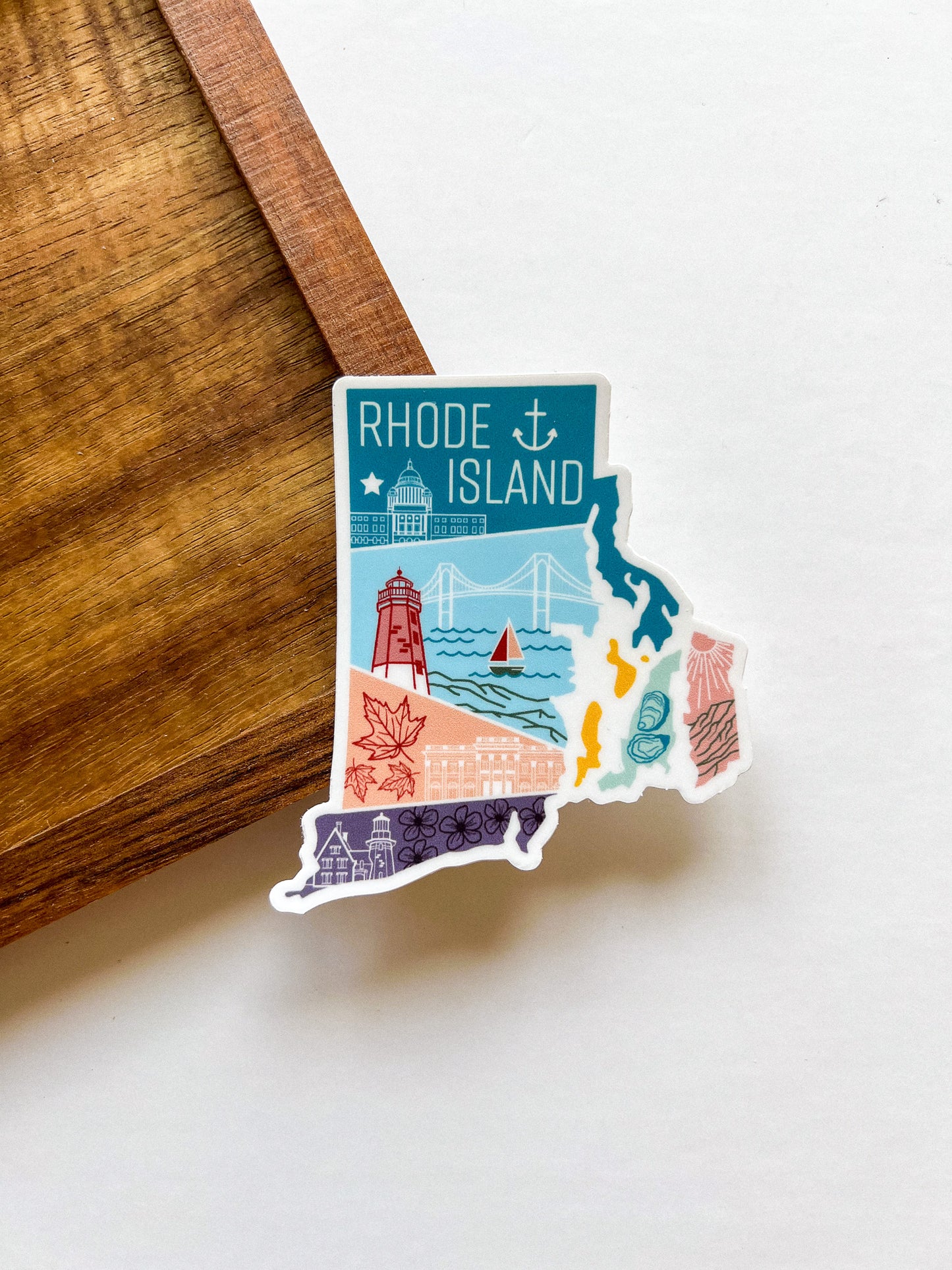 Rhode Island State Sticker