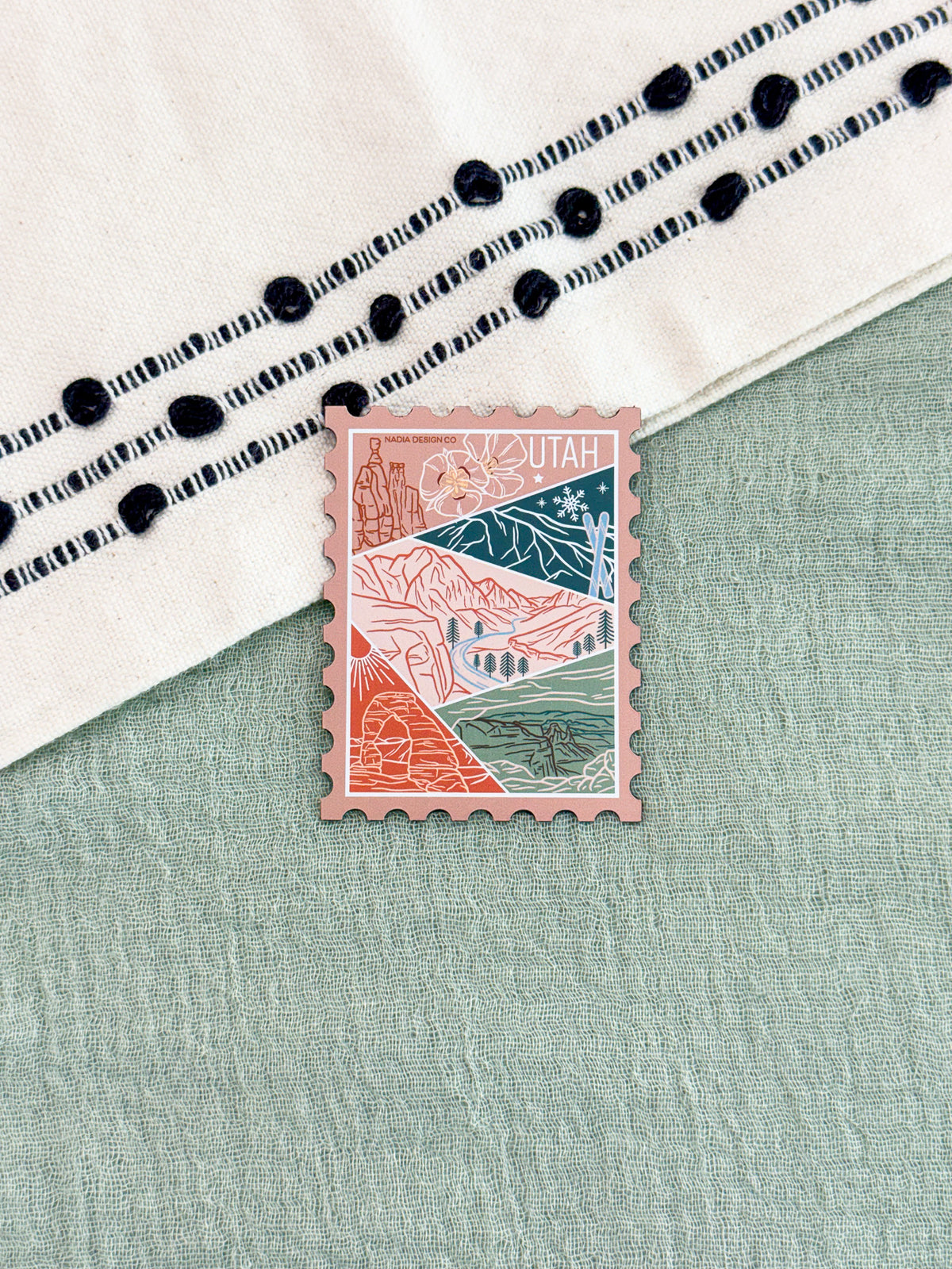 Utah Stamp Magnet
