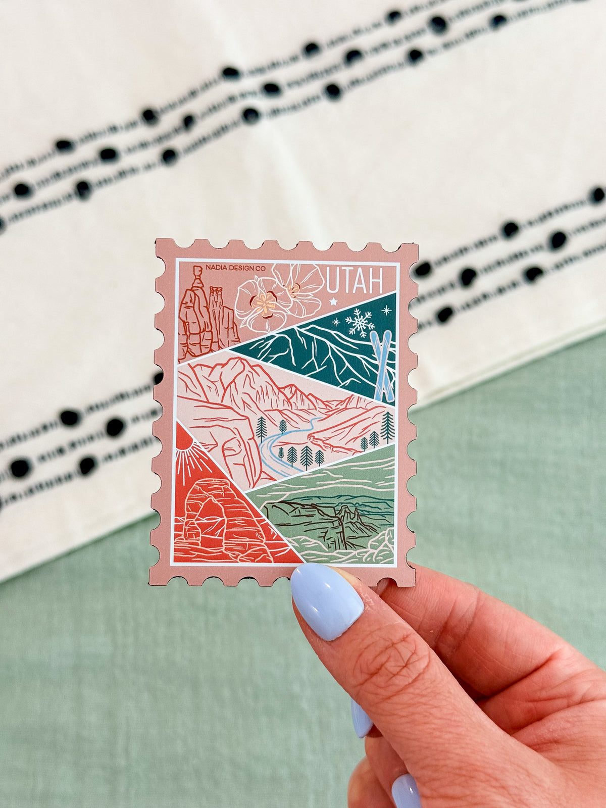 Utah Stamp Magnet