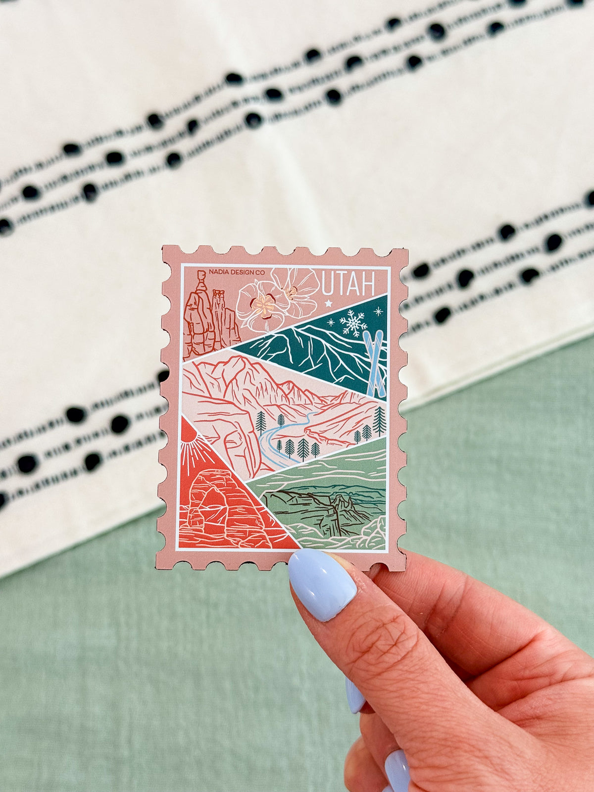 Utah Stamp Magnet