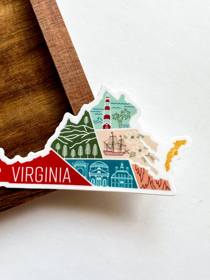 Virginia State Sticker