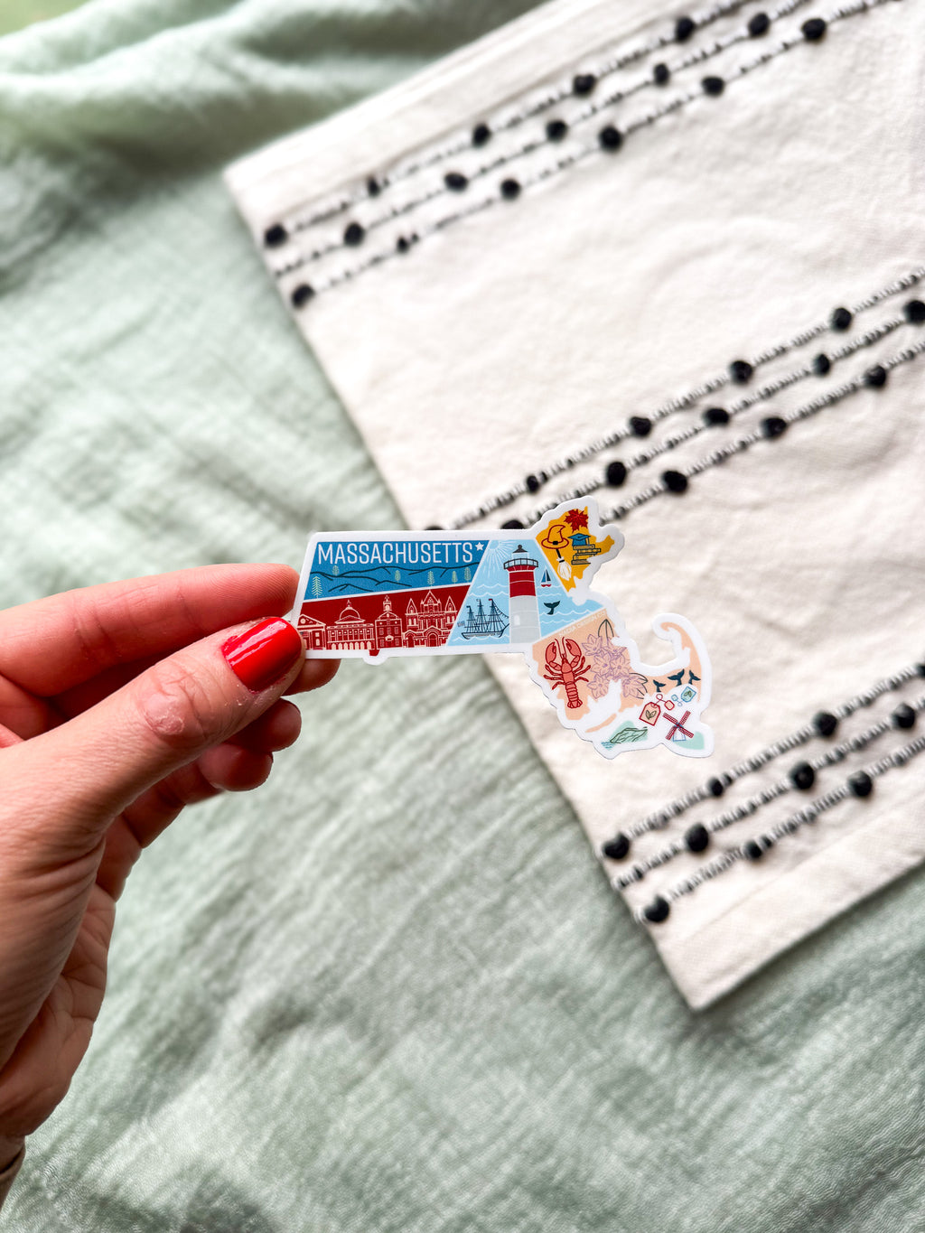 Massachusetts Sticker