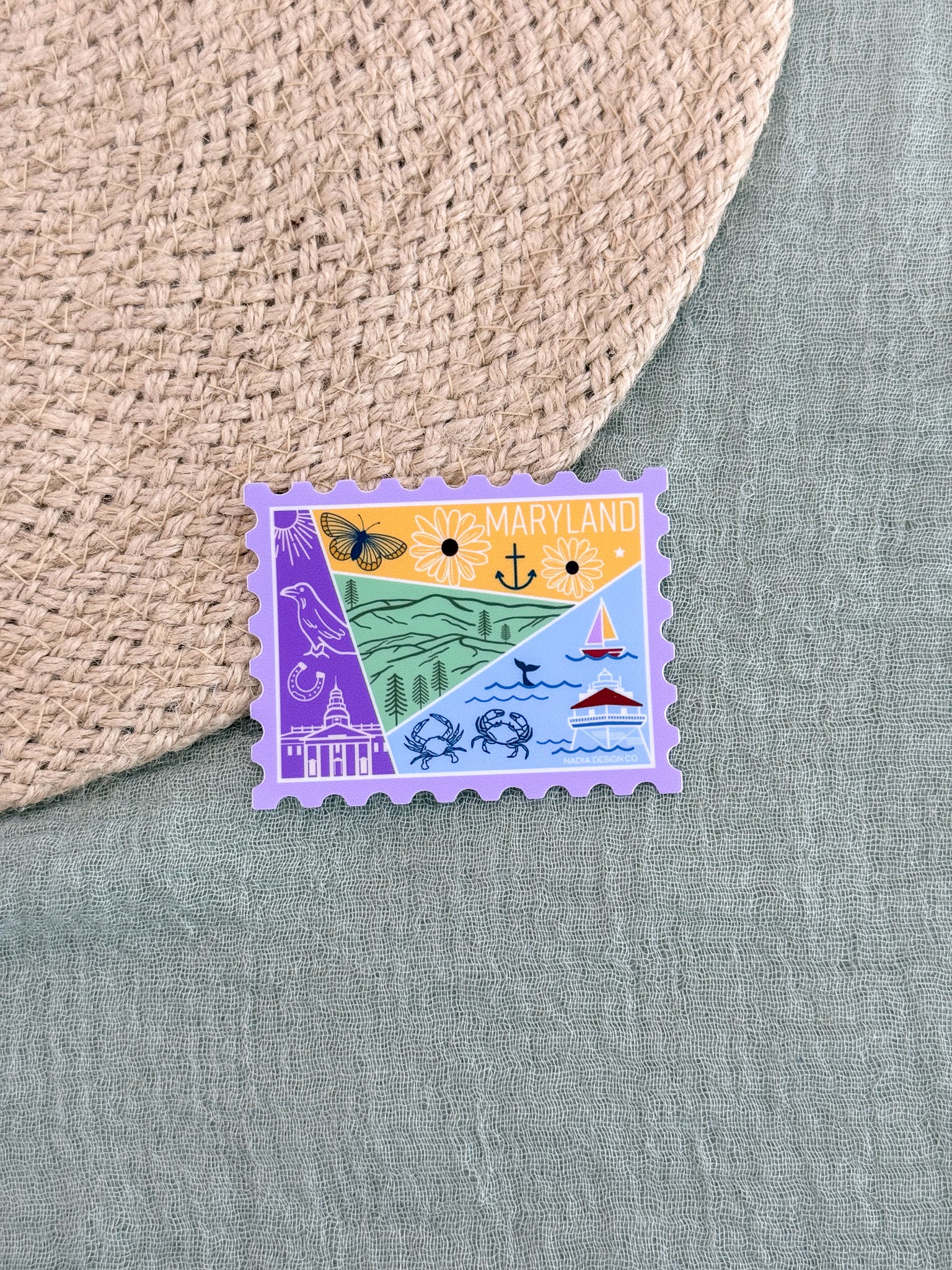 Maryland Stamp Sticker
