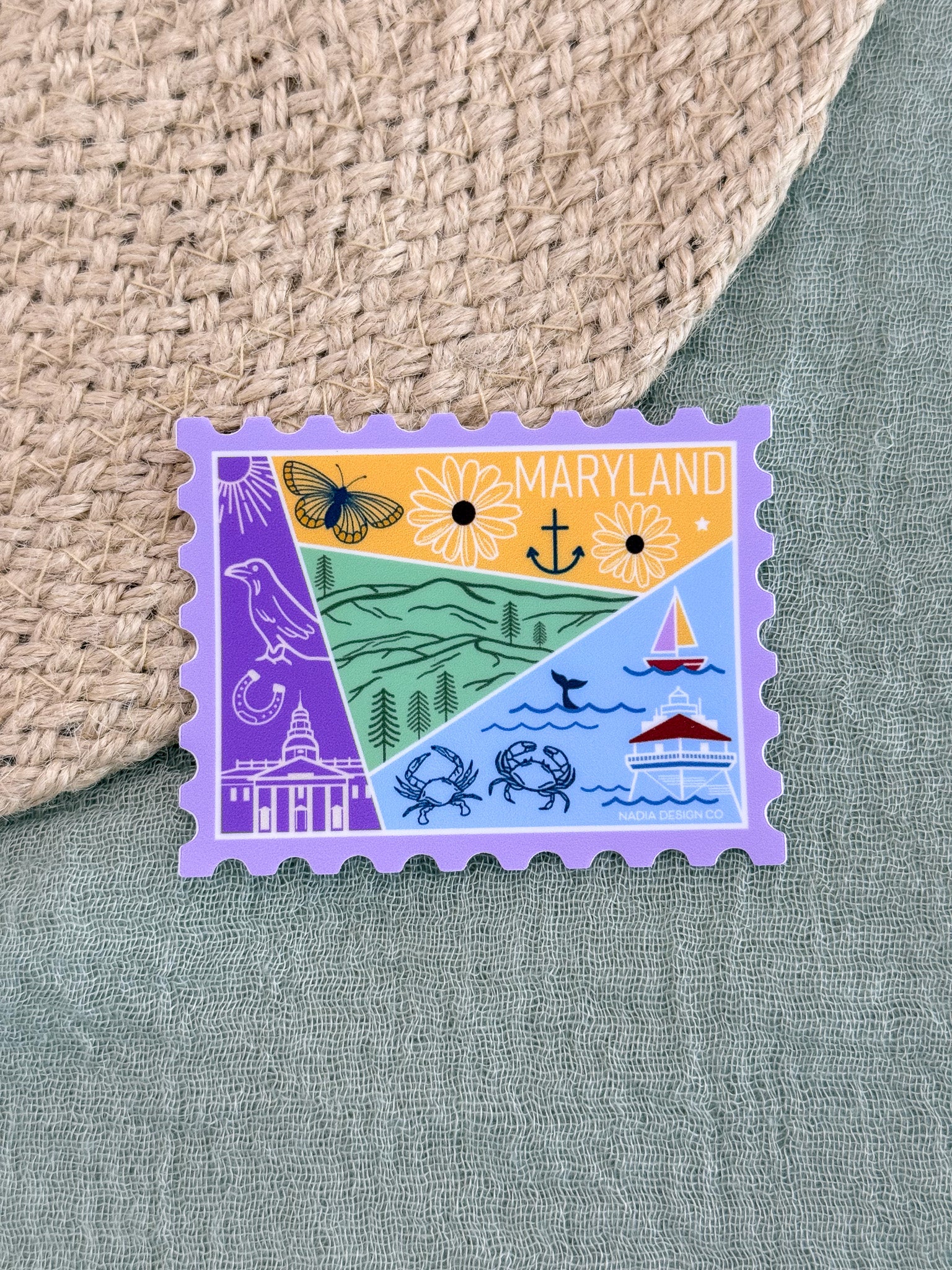 Maryland Stamp Sticker
