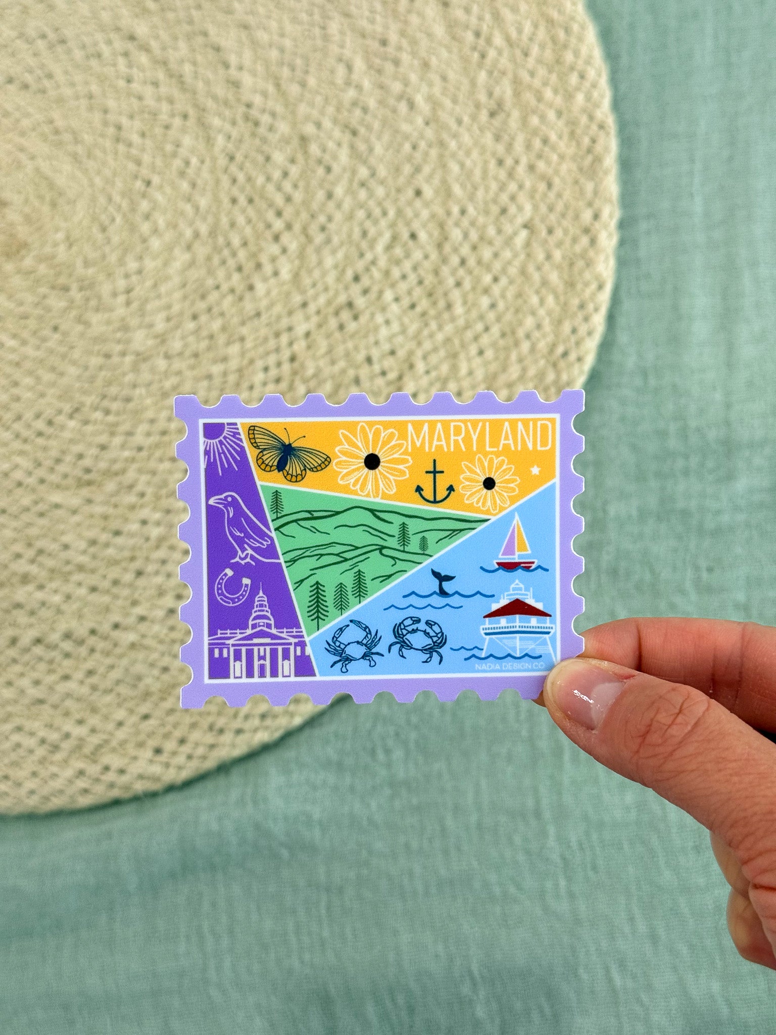 Maryland Stamp Sticker