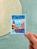 Rhode Island Stamp Sticker