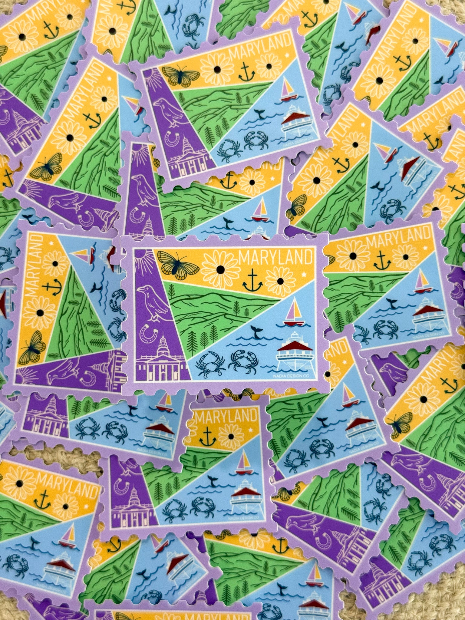 Maryland Stamp Sticker