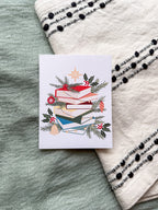 Christmas Books Greeting Card