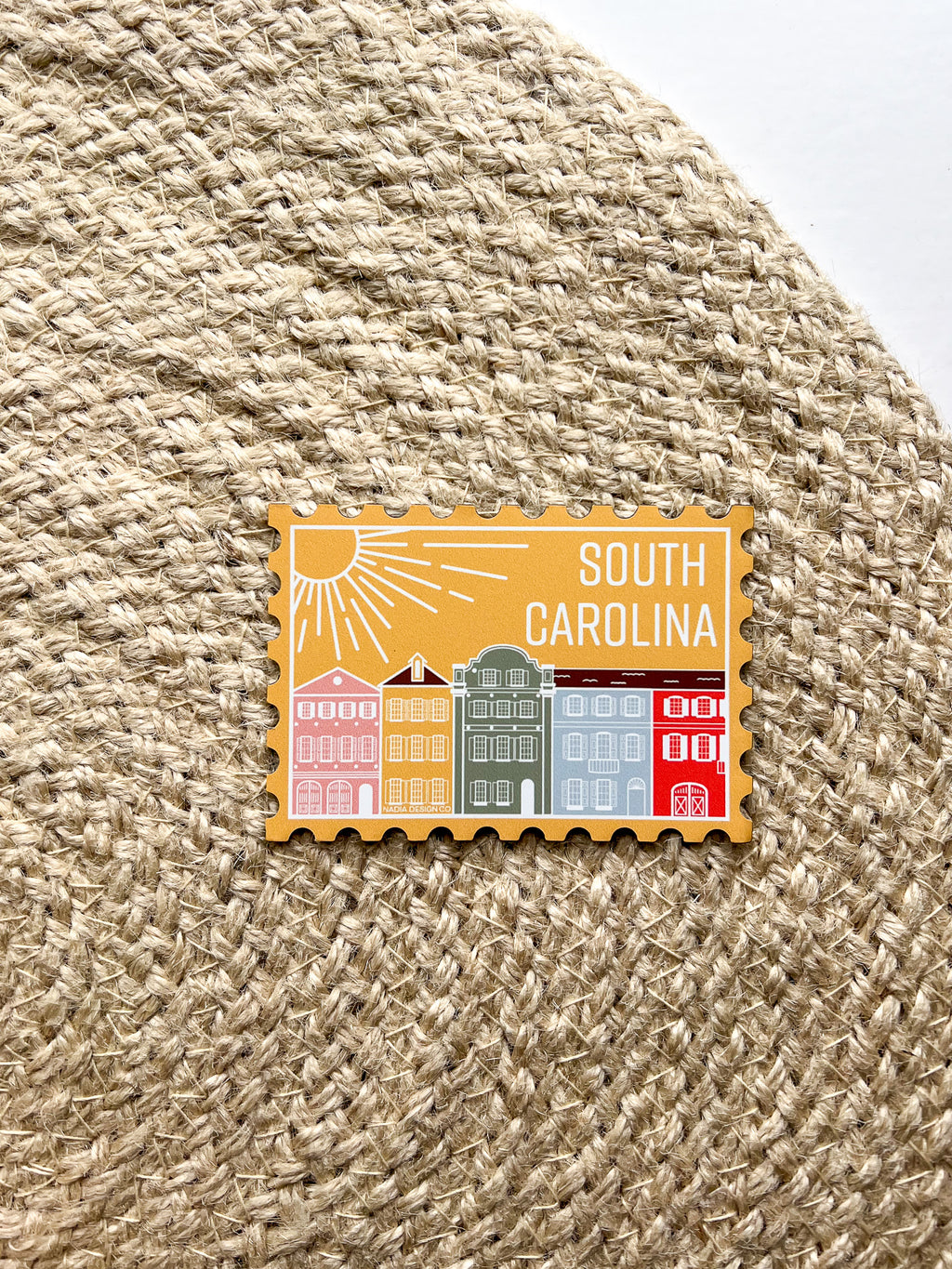 South Carolina Stamp Magnet