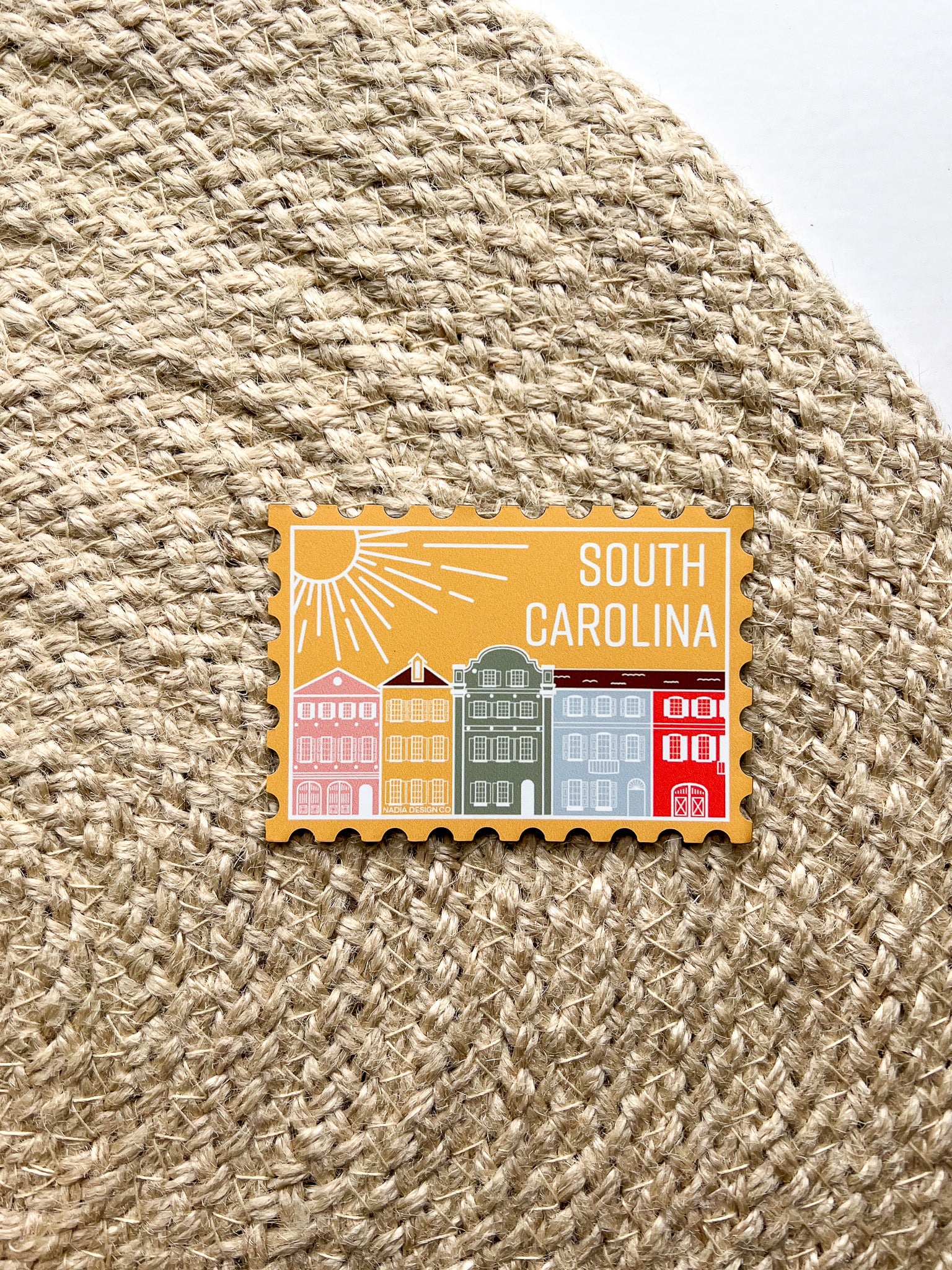South Carolina Stamp Magnet