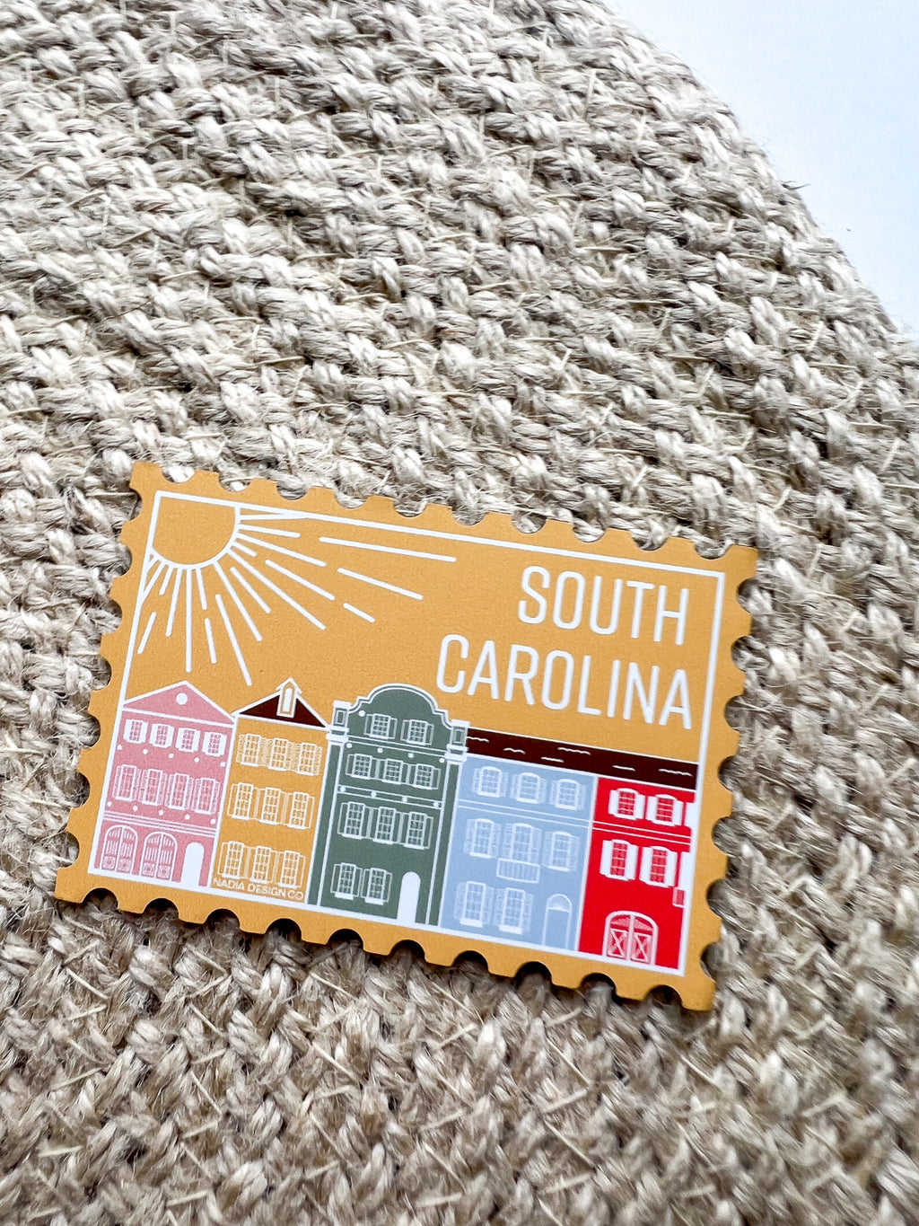South Carolina Stamp Magnet