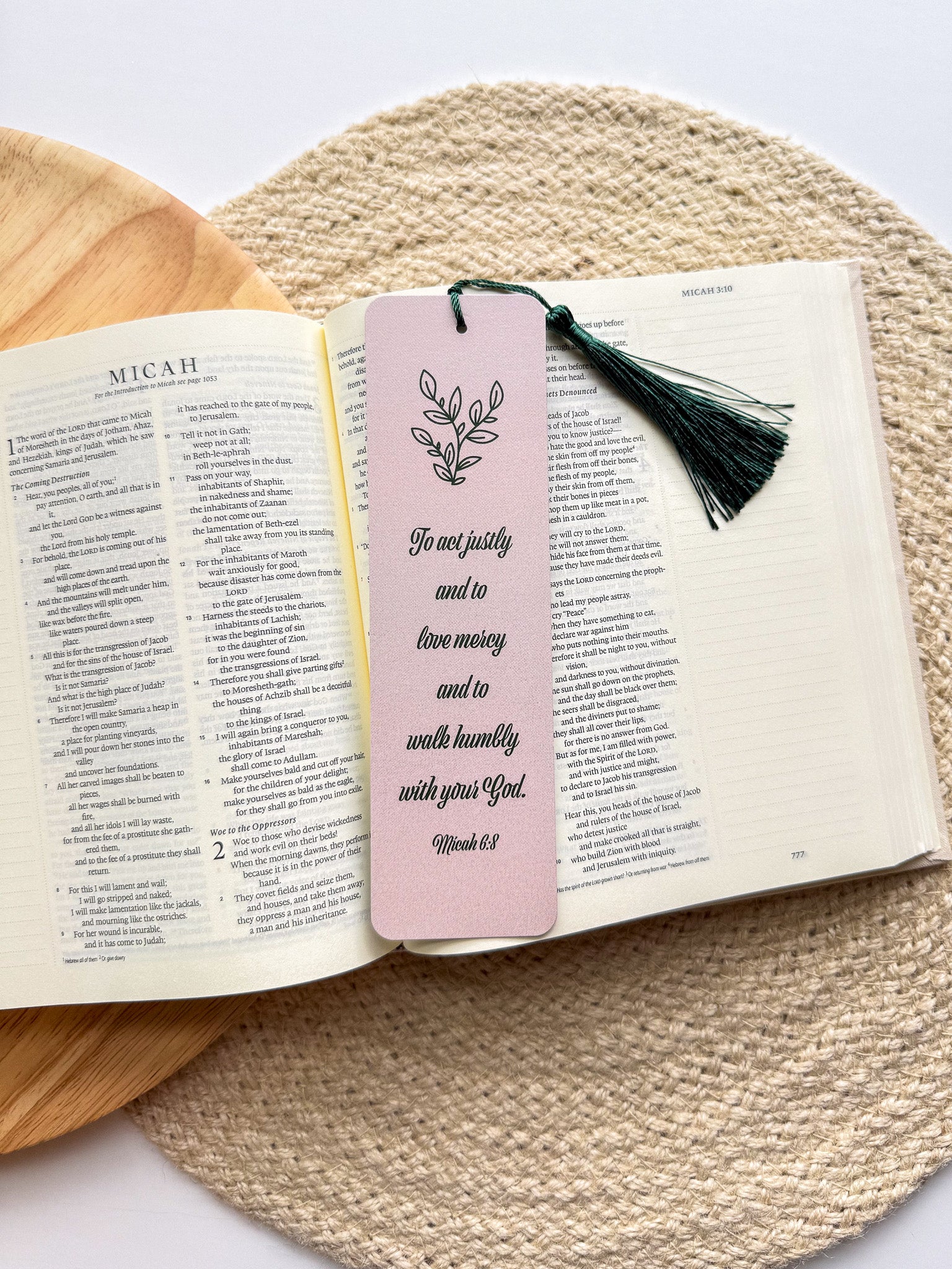 Micah 6:8 Verse Bookmarks