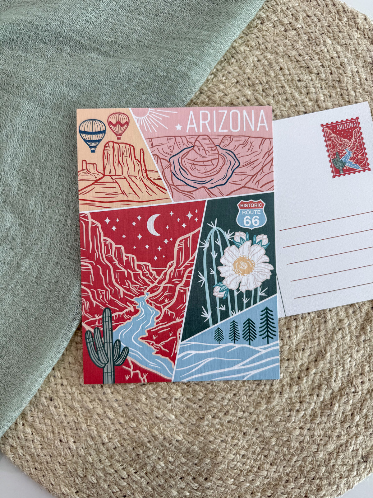 Arizona USA Postcard