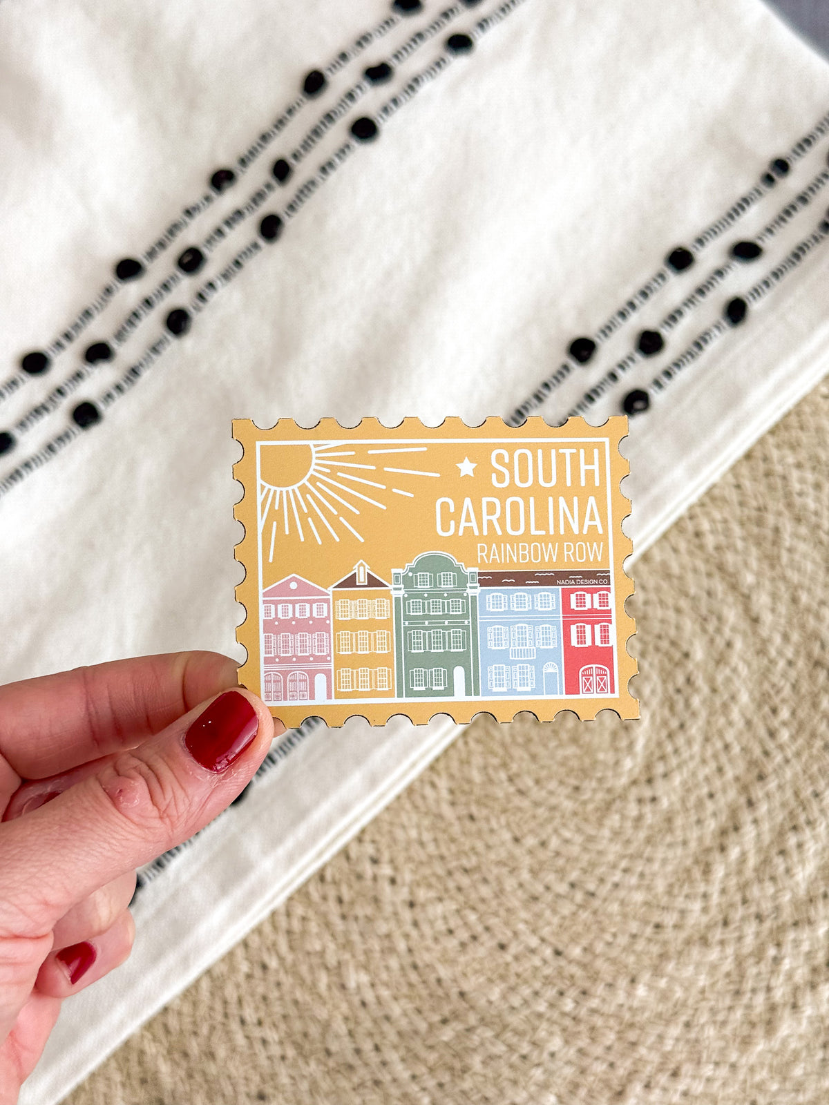 South Carolina Stamp Magnet