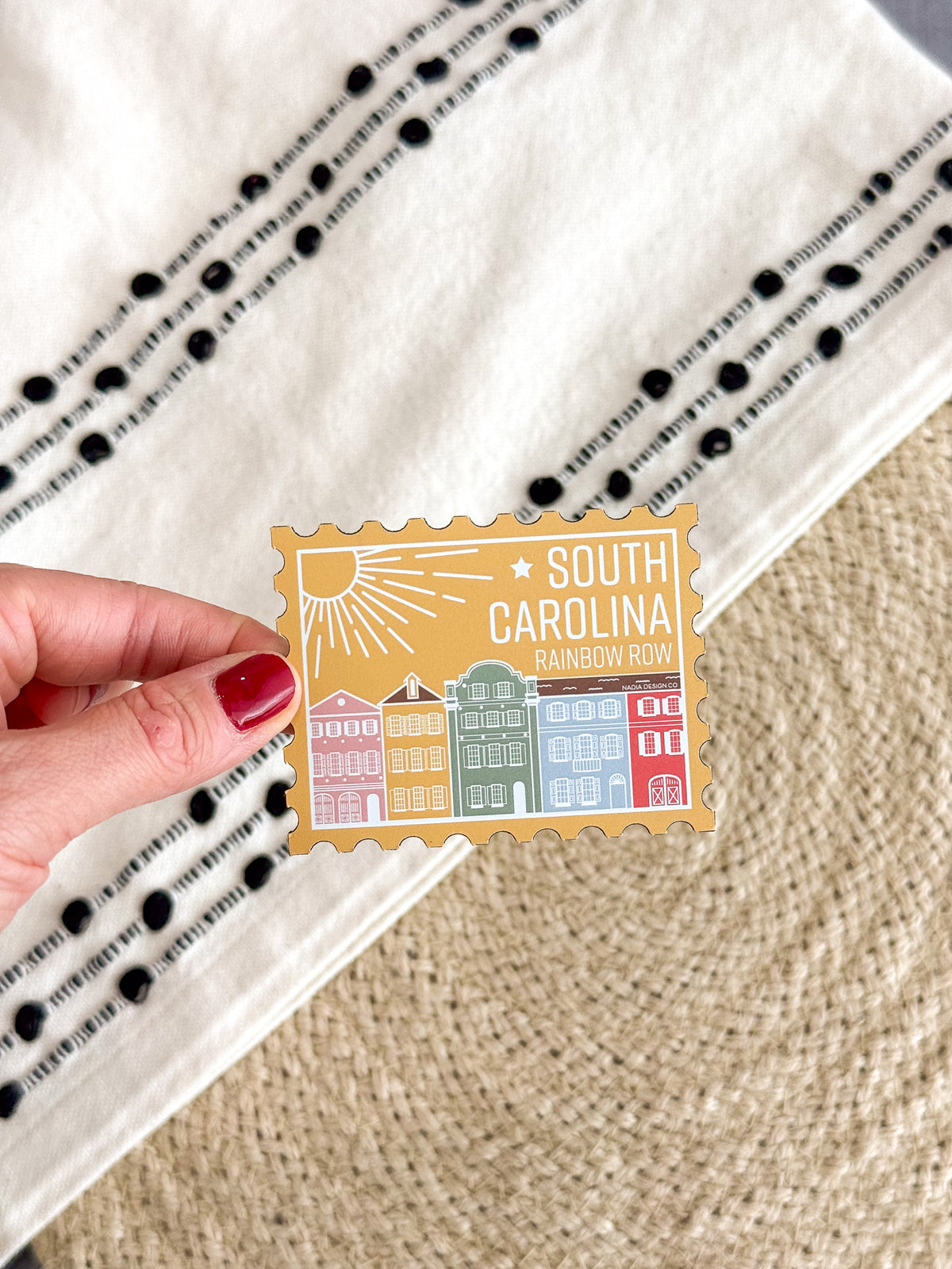 South Carolina Stamp Magnet