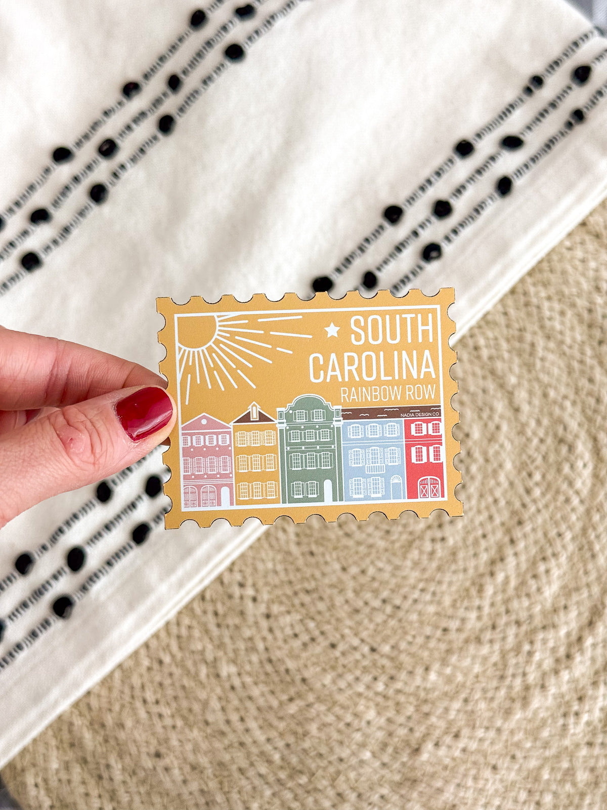 South Carolina Stamp Magnet