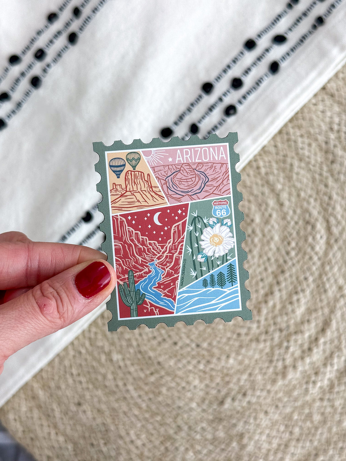Arizona Stamp Magnet