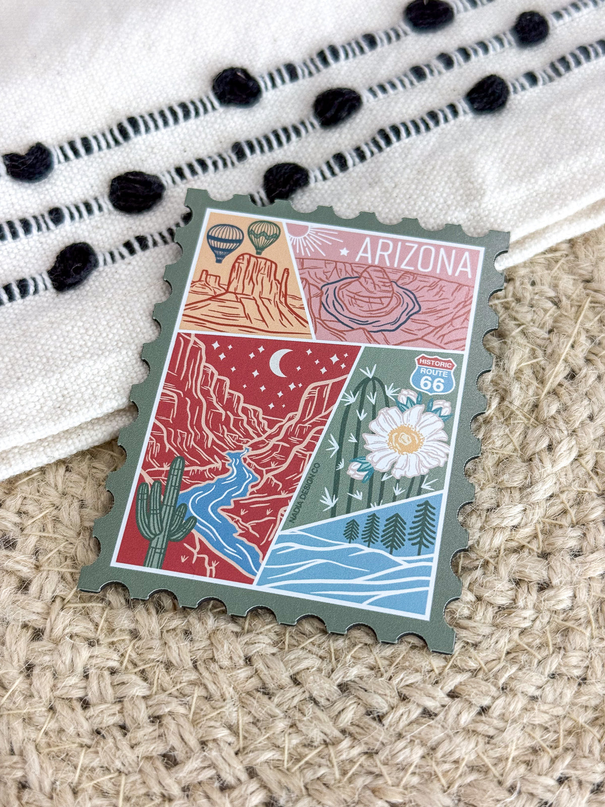 Arizona Stamp Magnet