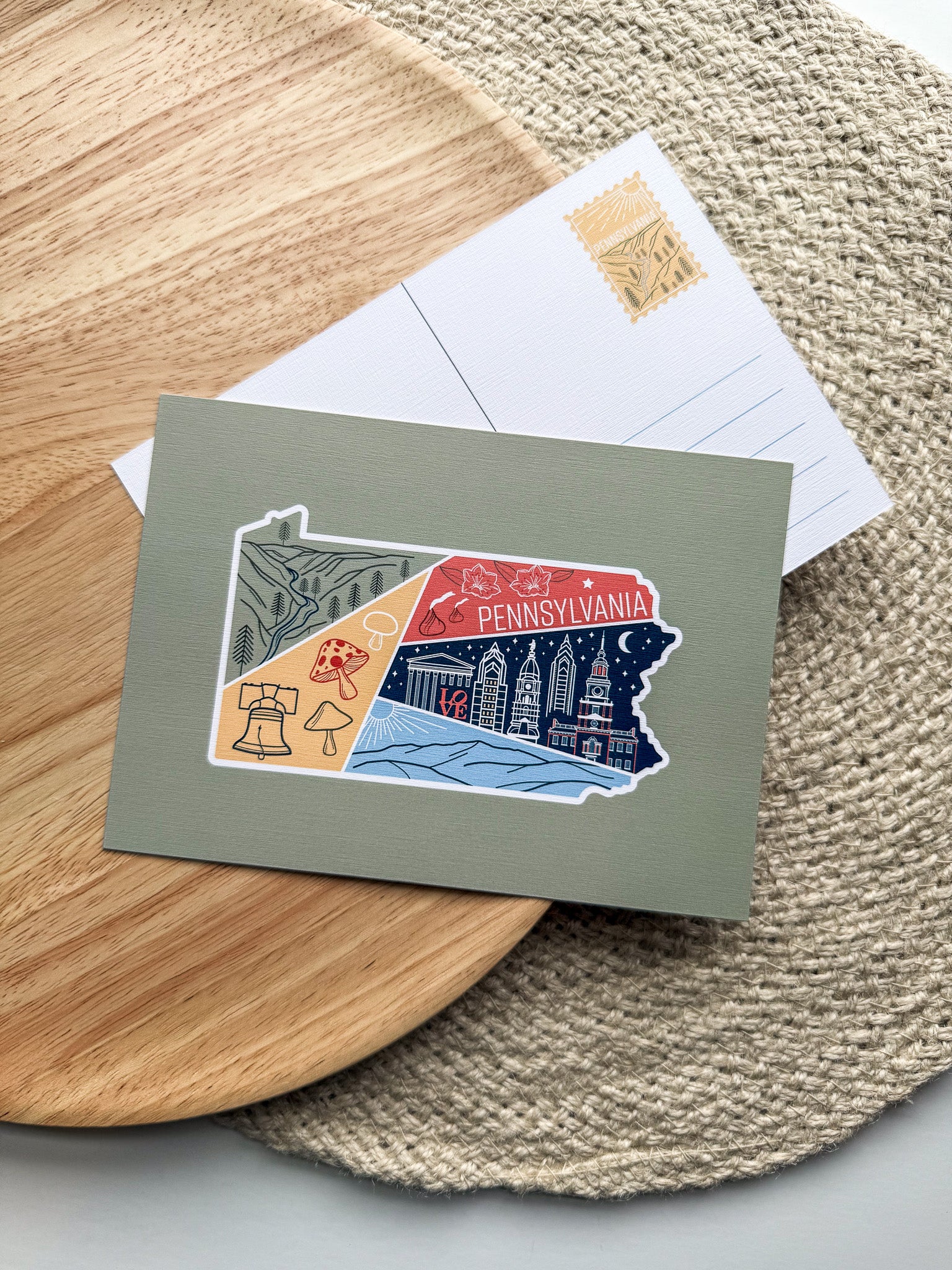 Pennsylvania State Postcard