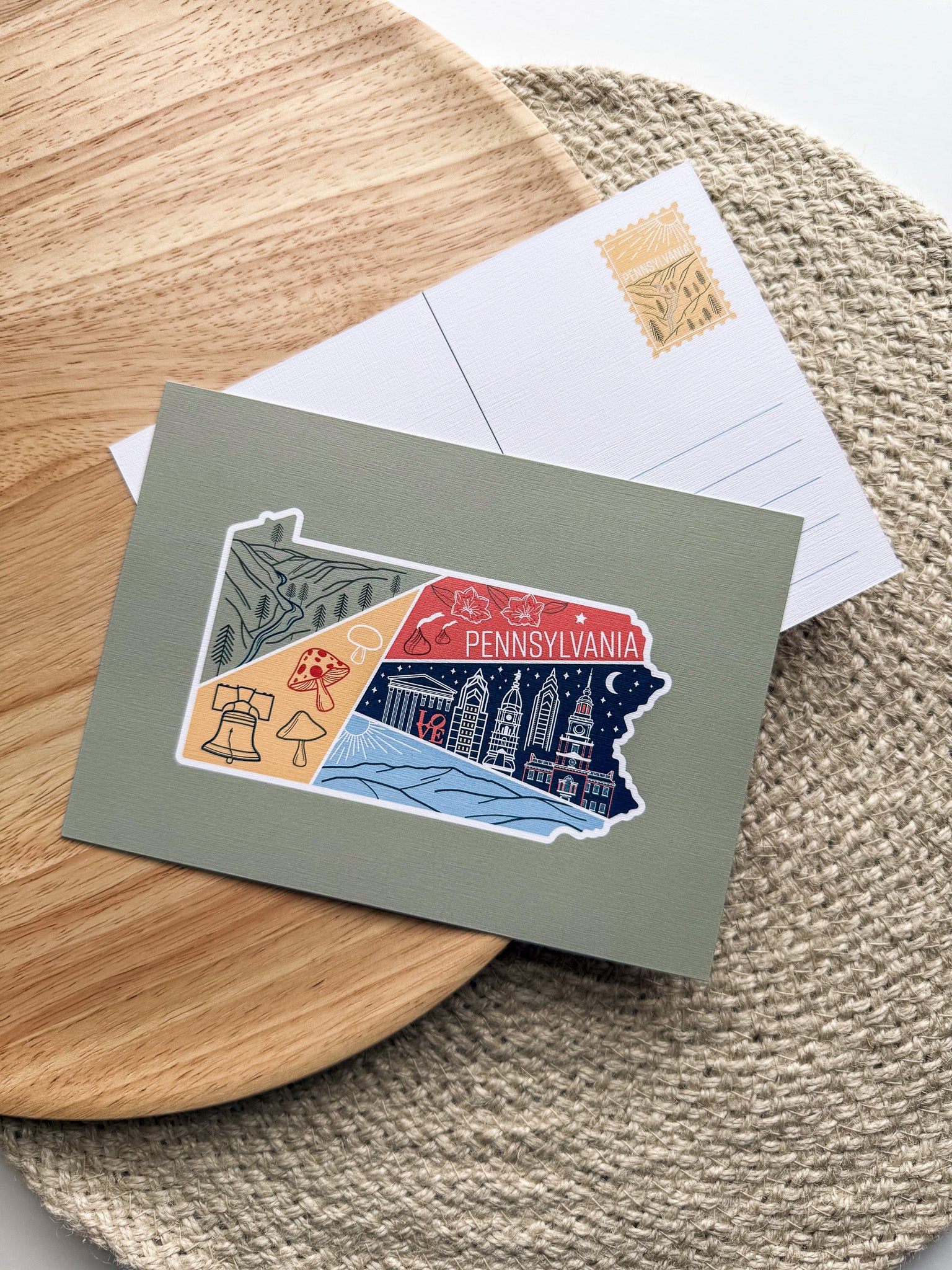 Pennsylvania State Postcard
