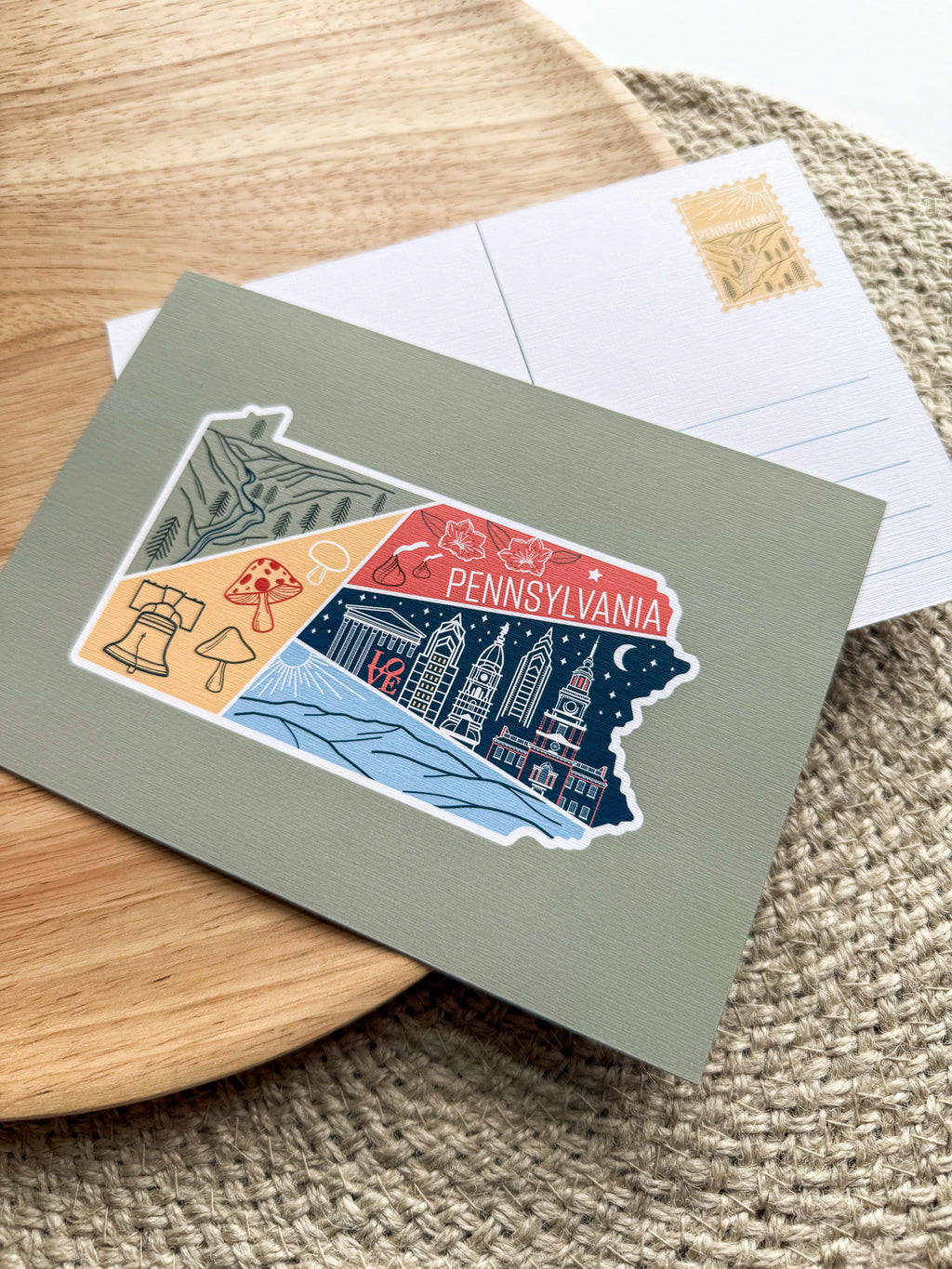 Pennsylvania State Postcard