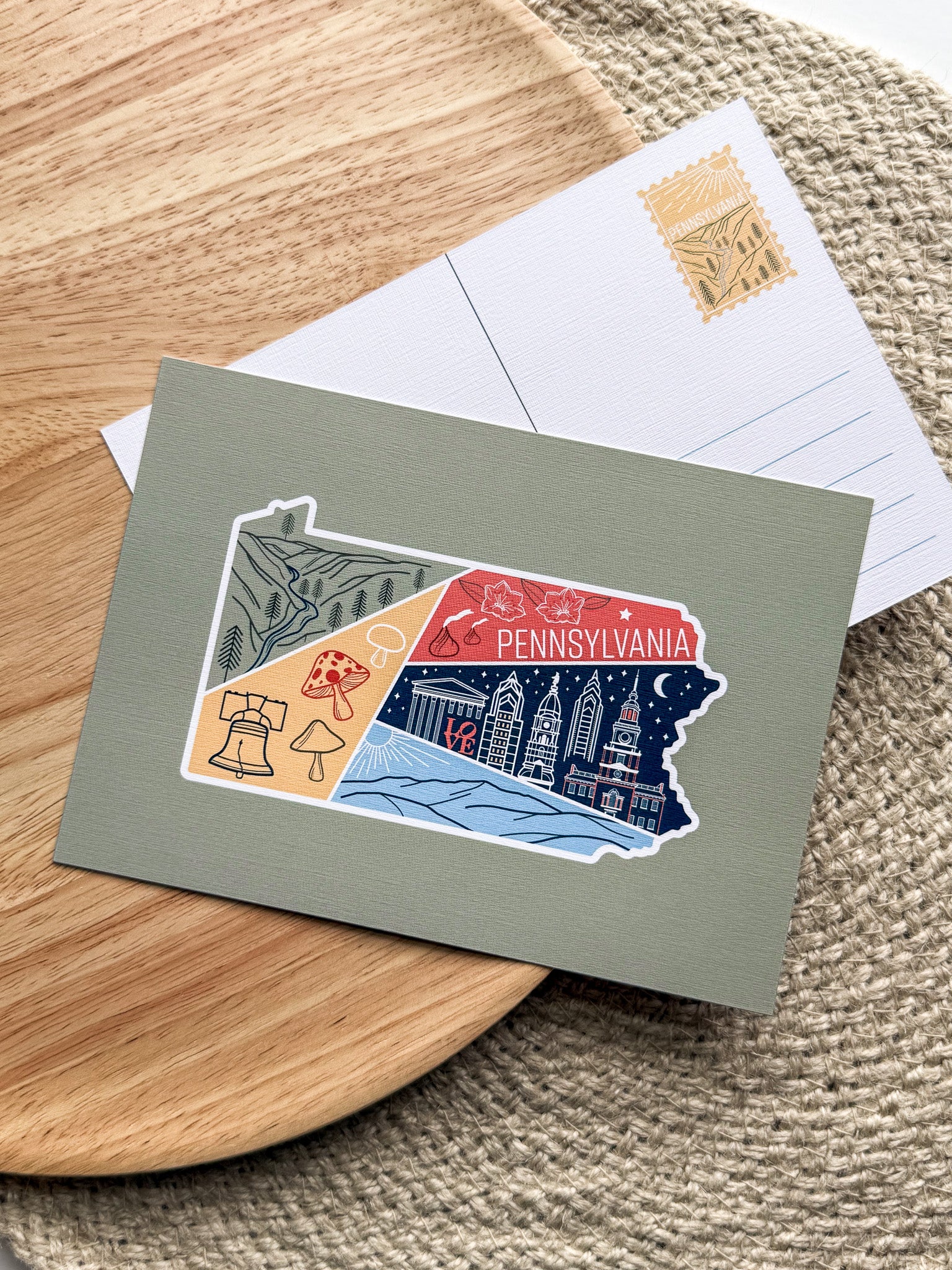 Pennsylvania State Postcard